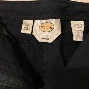 Talbots Stretch Black Capris